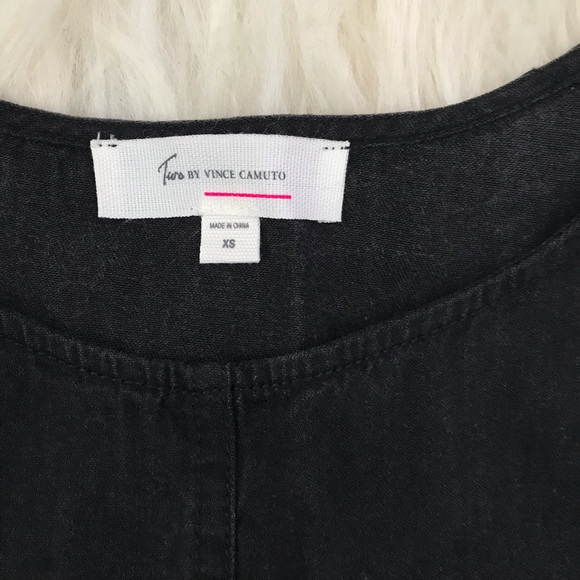 Vince Camuto Ruffle Sleeve Drop Shoulder Dress - Picture 5 of 8